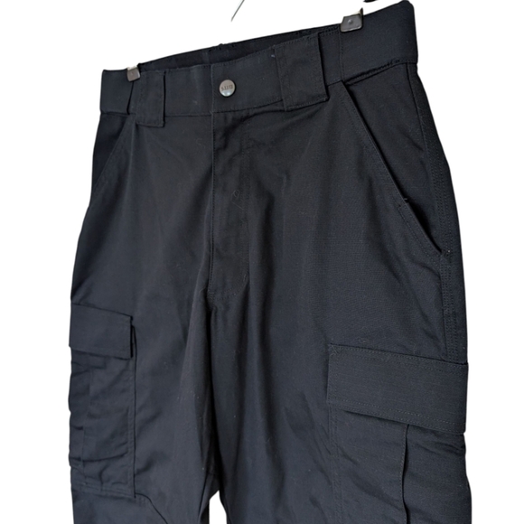 5.11 Tactical Ripstop Cargo Pants Men M Long Ripstop Hiking Camping Navy Blue - Picture 7 of 16